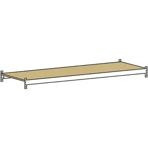Zusatzebene mit Spanplatte, Spannweite 2250 mm, Tiefe 800 mm SCHULTE