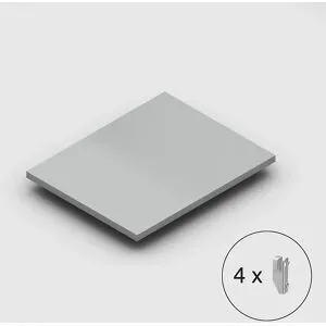 Fachboden für Steckregal, Ausführung leicht, BxT 1000 x 800 mm eurokraft pro