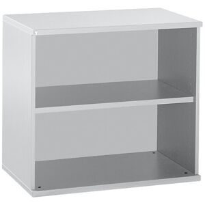 kaiserkraft LENA - Sideboard, HxBxT 722 x 800 x 442 mm, 1 Fachboden, 2 Ordnerhöhen, lichtgrau