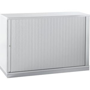 kaiserkraft HANNA - Rollladenschrank, Höhe 781 mm, 1 Fachboden, lichtgrau