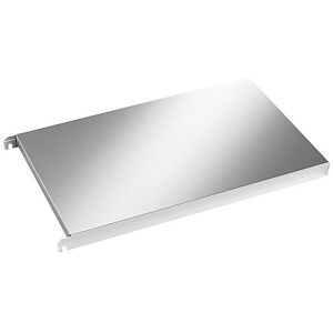kaiserkraft Edelstahl-Fachboden, Eckboden glatt, BxT 640 x 440 mm
