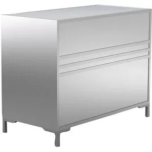 kaiserkraft LINK Thekenmodul, geschlossen, Breite 1200 mm, HxT 900 x 600 mm