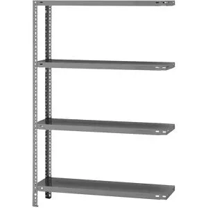 Lager-Schraubregal, Bauart mittelschwer, beidseitig, HxBxT 1500 x 1000 x 300 mm, verzinkt, Anbauregal eurokraft pro