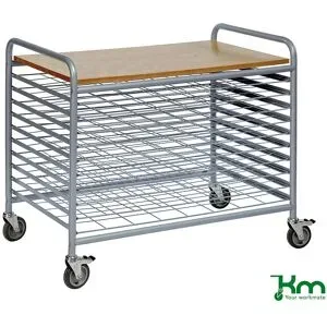 Profi-Trockenwagen, Tragfähigkeit 100 kg, 10 Etagen, ab 4 Stk Kongamek