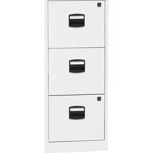Hängeregistraturschrank PFA, 3 Schübe, verkehrsweiß BISLEY