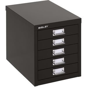 MultiDrawer? 39er Serie, DIN A4, 5 Schubladen, schwarz BISLEY