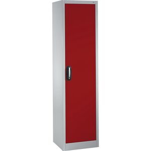 ACURADO Universalschrank, BxT 500 x 400 mm, lichtgrau / feuerrot C+P