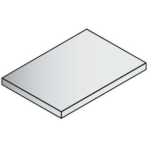 Fachboden ACURADO für Aktenschrank, Breite 497 mm, für Schrankmaße BxT 500 x 400 mm C+P