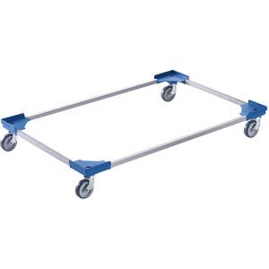 kaiserkraft Profi-Fahrgestell, Hybrid, für Euroformat 1200 x 800 mm, blau, ab 20 Stk