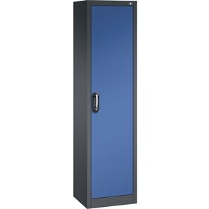ACURADO Universalschrank, BxT 500 x 400 mm, schwarzgrau / enzianblau C+P