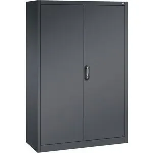 ACURADO Universalschrank, BxT 1200 x 500 mm, schwarzgrau / schwarzgrau C+P