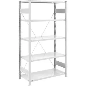 ESD-Steckregal, Regalhöhe 2000 mm, Grundregal, Boden-BxT 1000 x 600 mm eurokraft pro