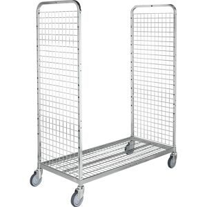 Modulwagen KM600, LxBxH 900 x 625 x 1710 mm, 4 Lenkrollen, 2 mit Stopp Kongamek