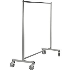 Mobiler Kleiderständer, HxBxT 1690 x 1700 x 600 mm, 4 Lenkrollen, ab 5 Stk Kongamek
