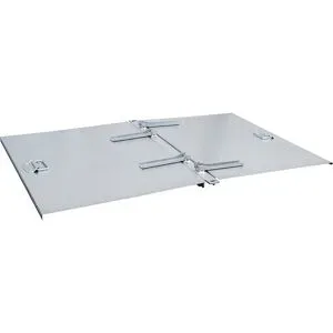 Deckel, verzinkt, für Volumen 0,3 m³, zweiseitig eurokraft pro