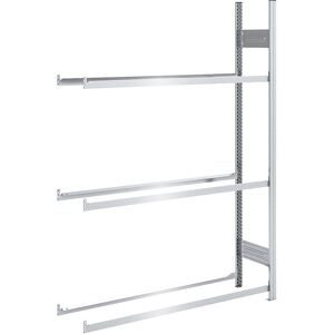 Reifenregal, Regalhöhe 2000 mm, Anbauregal, BxT 1310 x 435 mm hofe