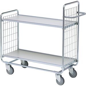 Etagenwagen SERIE 100, 2 Etagen, LxBxH 1180 x 460 x 1120 mm HelgeNyberg