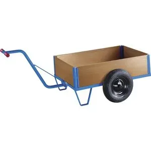 Zweirad-Handwagen, mit Kastenaufbau, Ladefläche 1250 x 800 mm eurokraft pro