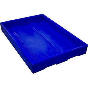 kaiserkraft PE-Flachwanne, LxBxH 1260 x 860 x 150 mm, Auffangvolumen 150 l, ohne Gitterrost