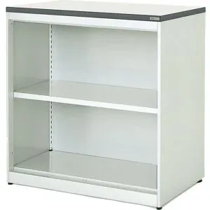 Kombi-Regal, HxBxT 830 x 800 x 432 mm, Kunststoffplatte, 1 Fachboden, reinweiß / weiß mauser