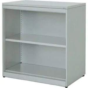 Kombi-Regal, HxBxT 830 x 800 x 432 mm, Kunststoffplatte, 1 Fachboden, lichtgrau mauser