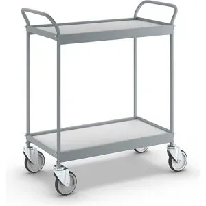 Ebinger 0036G Allzweckwagen Feststeller Stahl pulverbeschichtet Traglast (max.): 150 kg Silber-Grau