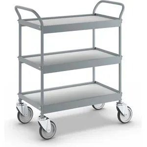 Ebinger 0035G Allzweckwagen Feststeller Stahl pulverbeschichtet Traglast (max.): 150 kg Silber-Grau