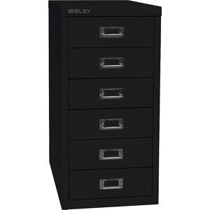 MultiDrawer? 29er Serie, DIN A4, 6 Schubladen, schwarz BISLEY