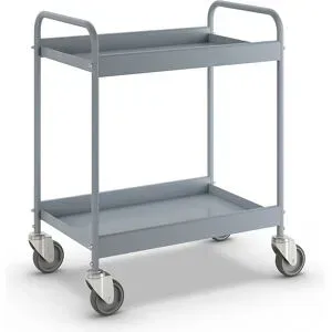 Ebinger 0350G Allzweckwagen Feststeller Stahl pulverbeschichtet Traglast (max.): 40 kg Silber-Grau (RAL 7001)