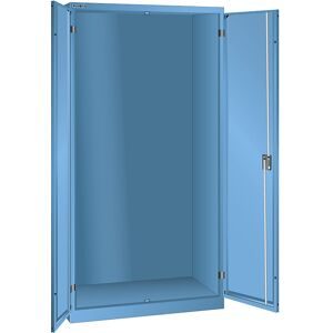 Flügeltürenschrank, HxBxT 1950 x 1000 x 580 mm, Leergehäuse, lichtblau LISTA
