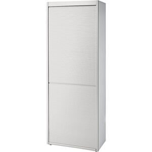 Rollladenschrank, 3 Fachböden, alusilber / alusilber eurokraft pro