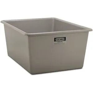 Rechteckbehälter Standard, GFK, 1500 l, grau