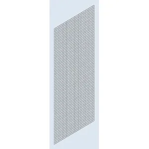 Seitenwand-Verkleidung, Schweißgitter, Höhe 2000 mm, Tiefe 400 mm eurokraft pro