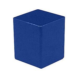 kaiserkraft Einsatzkasten, Höhe 63 mm, blau, LxB 54 x 54 mm, VE 50 Stk