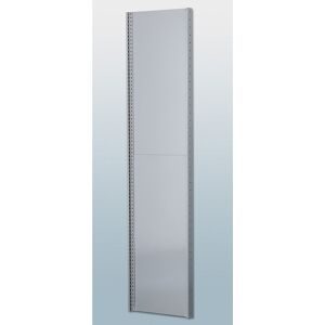 Seitenwand, verzinkt, für Höhe 2500 mm, für Tiefe 600 mm eurokraft pro