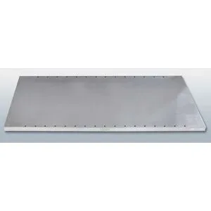 Fachboden verzinkt extra, Kantenhöhe 25 mm, VE 2 Stk, BxT 1000 x 300 mm eurokraft pro
