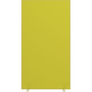 Trennwand easyScreen, HxT 1740 x 390 mm, mit Schallschutz, grün, Breite 940 mm EasyScreen