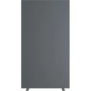Trennwand easyScreen, HxT 1740 x 390 mm, mit Schallschutz, anthrazit, Breite 940 mm EasyScreen