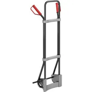 Sackkarre, Rahmen, Tragfähigkeit 200 kg, tiefschwarz RAL 9005 eurokraft pro