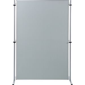 Funktions-Trennwand, Textilbezug, HxB 1800 x 1200 mm, hellgrau, VE 1 Stk eurokraft basic