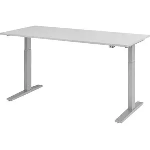 Hammerbacher Sitz-Stehschreibtisch VXMKA19/5/S Grau 1800 x 800 mm