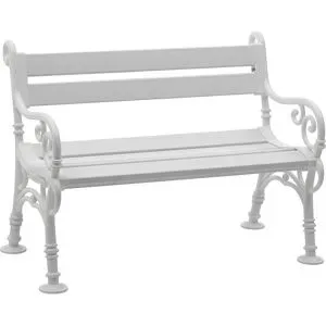 kaiserkraft Sitzbank, klassisch, HxT 850 x 600 mm, 2-Sitzer