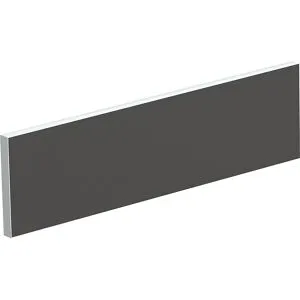 Tischtrennwand für Teamschreibtische, Breite 1200 mm, Bezug anthrazit EasyDesk