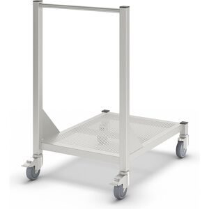 kaiserkraft Reinraum-Transportwagen, aus Edelstahl, 1 Etage, Länge 800 mm