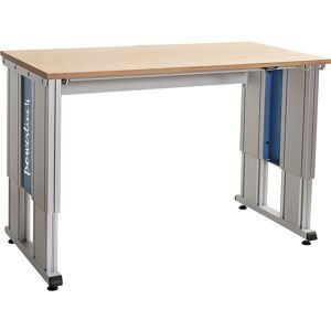 Schwerlasttisch, elektrisch höhenverstellbar, Höhe 745 - 1195 mm, Buche-Multiplex Platte, BxT 2000 x 900 mm bedrunka hirth