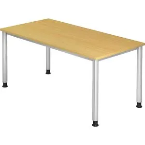 Schreibtisch Office Braun Holz 160 cm - Farbe: buche - Material: Holzwerkstoff - Schreibtisch