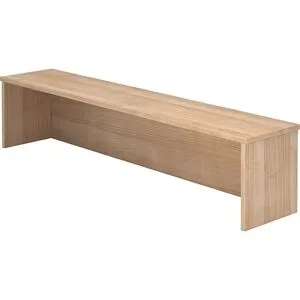 Thekenaufsatz Office Braun Holz 160 cm - Farbe: Nussbaum - Material: Holzwerkstoff - Thekenaufsatz