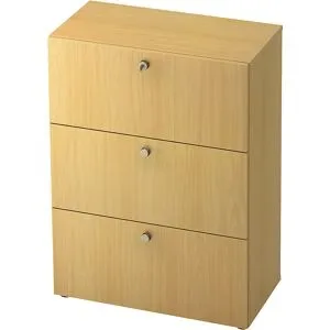 Hängeregistraturschrank, HxBxT 1100 x 800 x 420 mm, Buche / Buche eurokraft pro