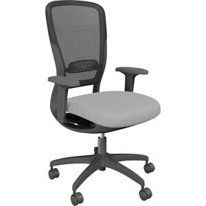 kaiserkraft Bürostuhl MOTION, Netzrückenlehne, dunkelgrau, grau