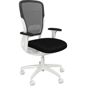 kaiserkraft Bürostuhl MOTION, Netzrückenlehne, weiß, schwarz